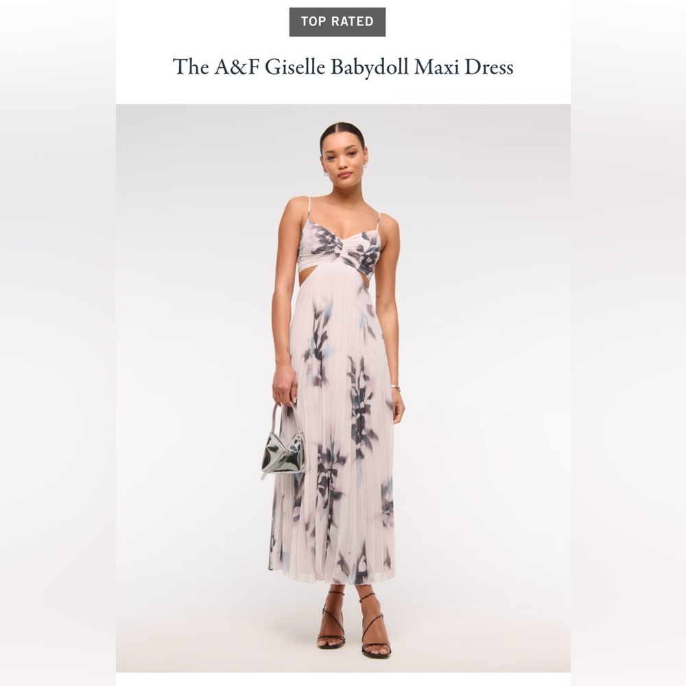 Abercrombie & Fitch Giselle Babydoll Floral Maxi Dress - Picture 2 of 12